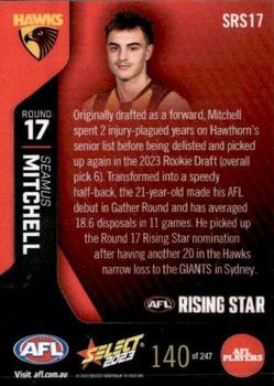 2023 Select Hilites & Rising Star AFL #SRS17 Seamus Mitchell Back
